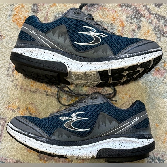 Gravity Defyer Gdefy Mighty Walk Mens Size 10.5 Blue Gray Running Shoes Sneakers - Picture 3 of 8